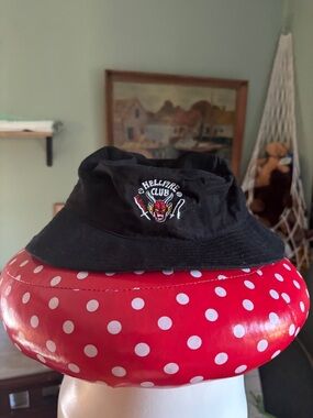 Stranger Things 'HELLFIRE CLUB' Embroidered Bucket Hat